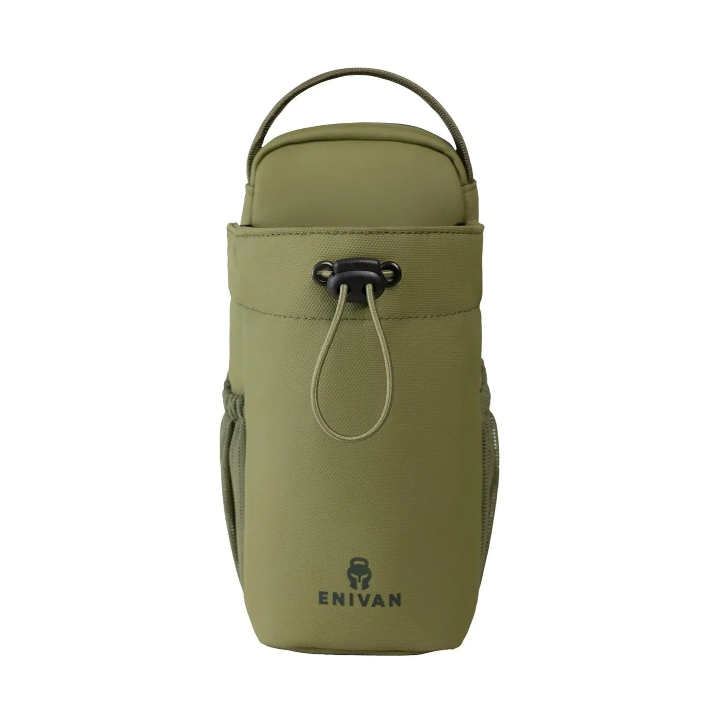 EVIAN GREEN MAGNETIC GYM BAG WITH BOTTLE HOLDER