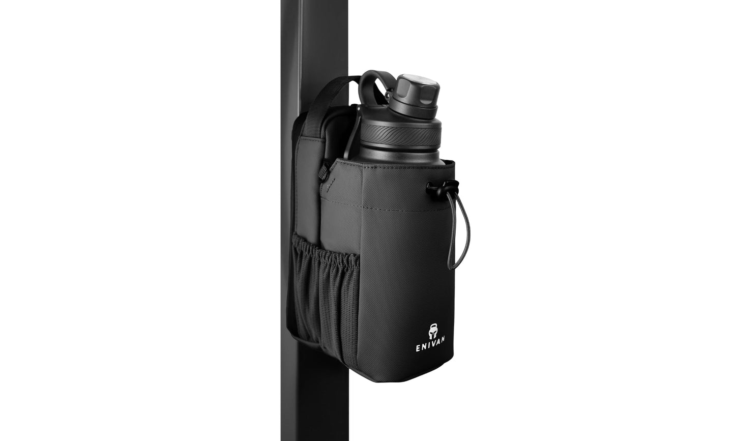 ENIVAN MAGNETIC GYM BAG WITH BOTTLE HOLDER