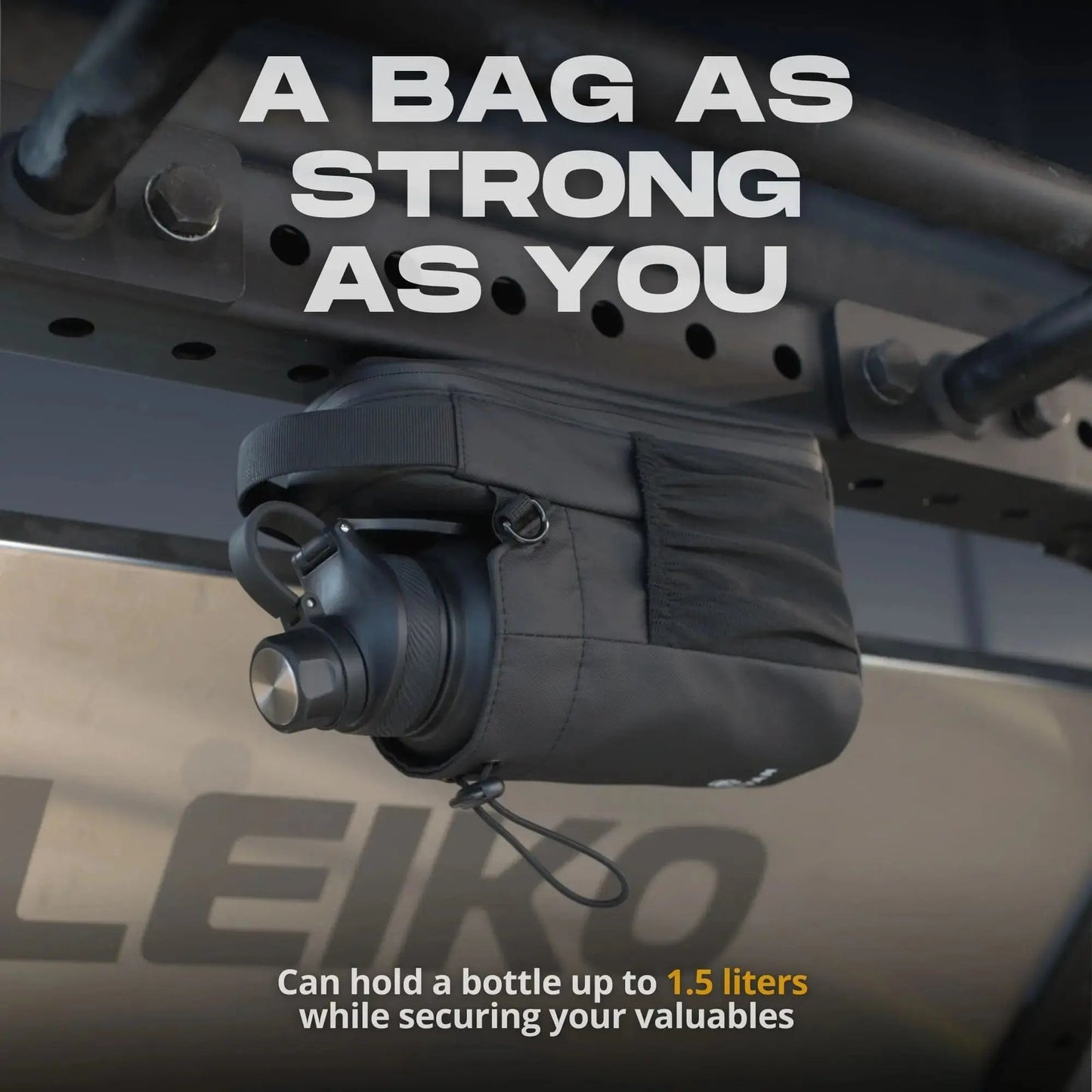 ENIVAN MAGNETIC GYM BAG WITH BOTTLE HOLDER