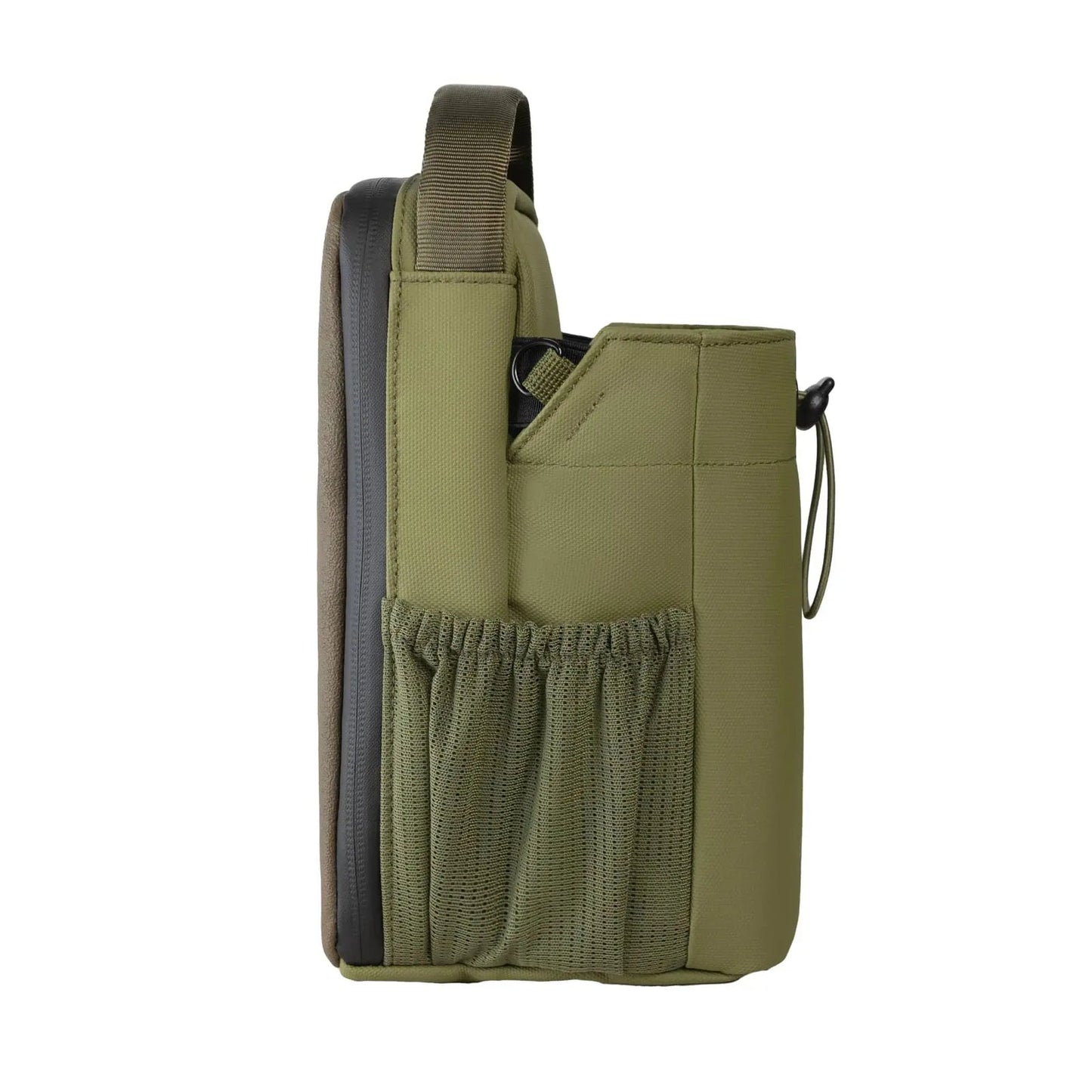 EVIAN GREEN MAGNETIC GYM BAG WITH BOTTLE HOLDER